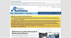 Desktop Screenshot of bexleyhomechoice.org.uk